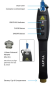 009241 FFL-100 Visual Fault Locator2.5mm with 1.25mm adapter Whether installing or troubleshooting, the Visual Fault
Locator (VFL) is an essential tool that quickly and easily
locates problem areas in fiber cables. By pinpointing the
exact location of fiber damage, technicians can diagnose,
troubleshoot, and fix the problem efficiently. The VFL is also
used for conducting continuity tests and performing fiber
identification. FFL-100 Visual Fault Locator2.5mm with 1.25mm adap